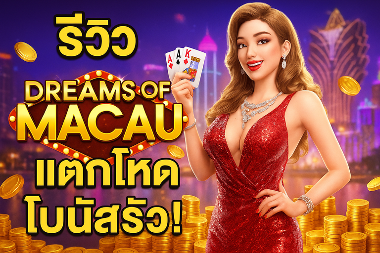 ภาพโปรโมทเกมสล็อต Dreams of Macau