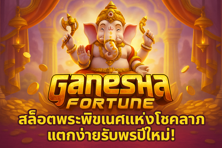ภาพโปรโมทเกมสล็อต Ganesha Fortune