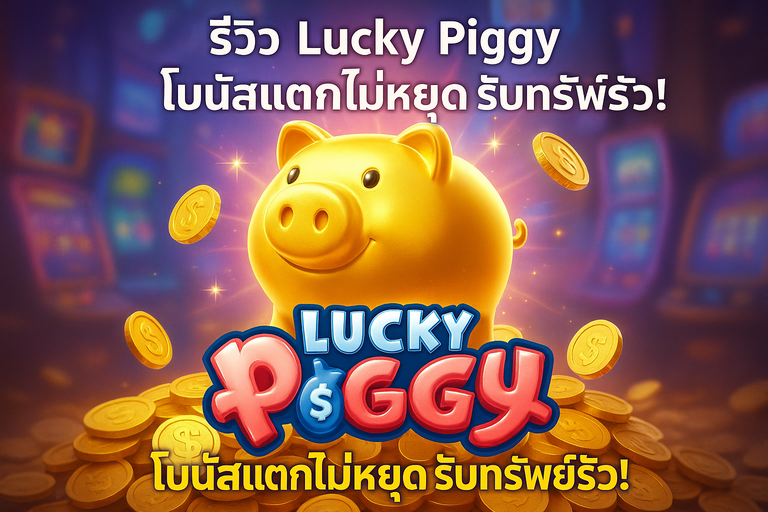 ภาพโปรโมทเกมสล็อต Lucky Piggy