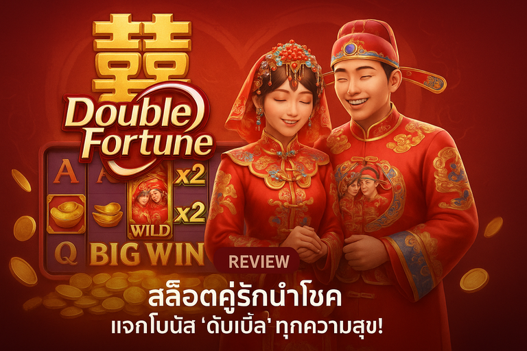 ภาพโปรโมทเกมสล็อต Double Fortune