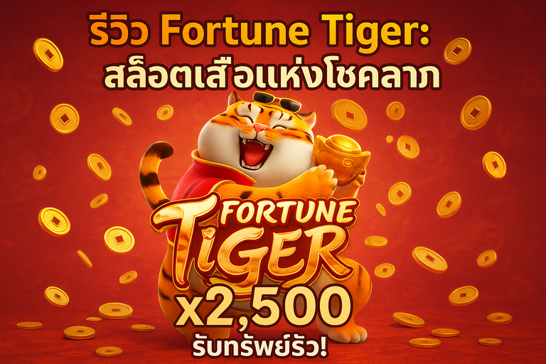 ภาพโปรโมทเกมสล็อต Fortune Tiger